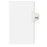 Avery Consumer Products Dividers, "278", Side Tab, 8-1/2"x11", 25/PK, White