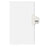 Avery Consumer Products Dividers, "279", Side Tab, 8-1/2"x11", 25/PK, White