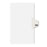 Avery Consumer Products Dividers, "290", Side Tab, 8-1/2"x11", 25/PK, White