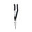 Baumgartens Breakaway Lanyard, with Hook, 36" L, 12/BX, Black