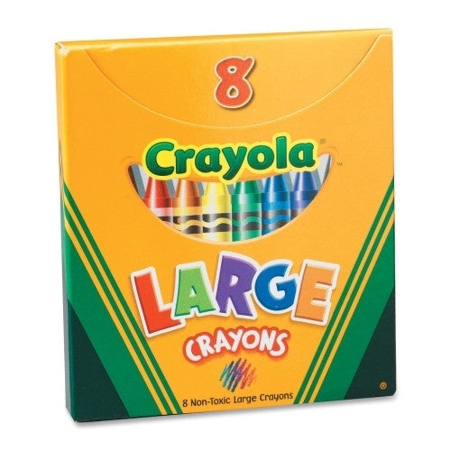 Crayola Large Crayons, Tuck Bx, Permanen