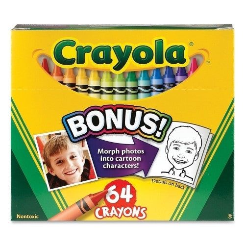 Crayola Crayon Set, 3-5/8", Permanent/Wa