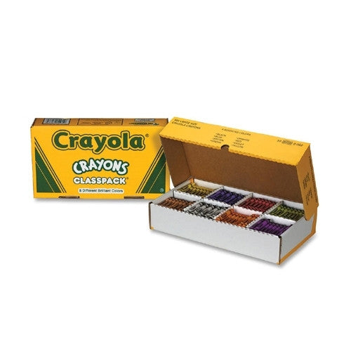 Crayola Crayon Classpack,Large 4"x7/16",