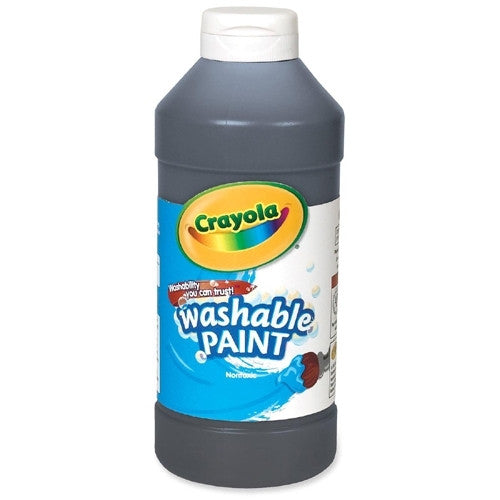 Crayola Crayola Washable Paint, 16 Oz, Black