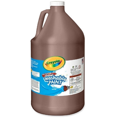 Crayola Washable Paint, 1 Gallon, Brown