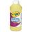 Crayola All-Purpose Artista Tempera Paint, Nontoxic, 16 Oz, Yellow