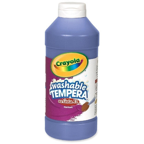 Crayola All-Purpose Artista Tempera Paint, Nontoxic, 16 Oz, Blue