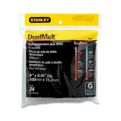 Stanley Bostitch Dual Temperature Glue Sticks, 4" Sticks, 24/PK