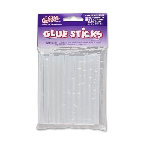 Chenille Kraft Company Glue Sticks, 4"x5/16", 12/PK