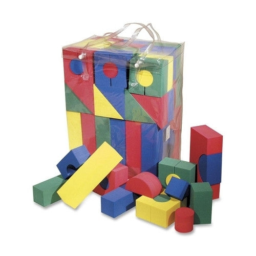 Chenille Kraft Company Colorful Shaped Foam blocks, 68 Piece, Assorted