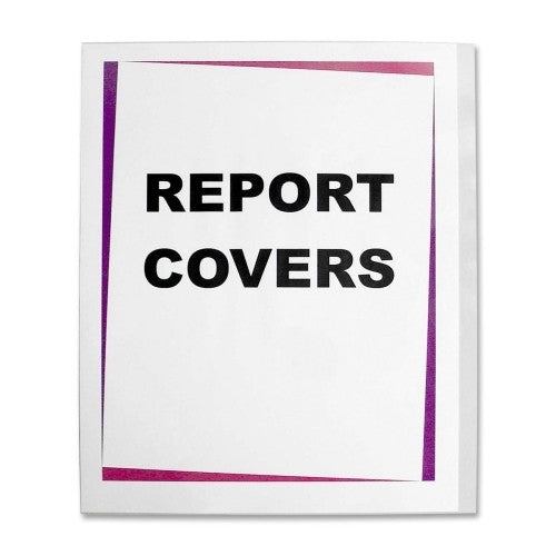 C-Line Products, Inc. Report Cover, Vinyl, 8-1/2"x11", 100/BX, Clear