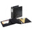 Cardinal Brands, Inc D Ring Binder W/Label Holder, 4" Cap, 11"x8-1/2", Black