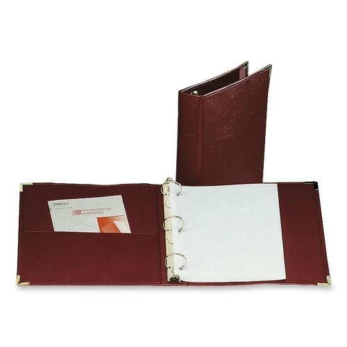 Cardinal Brands, Inc Binder, 3 Ring, Vinyl, 1-1/2" Capacity, 11"x8-1/2", Burgundy