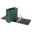Cardinal Brands, Inc Locking D-Ring Binder, 5" Cap, 11"x8-1/2",Evergreen