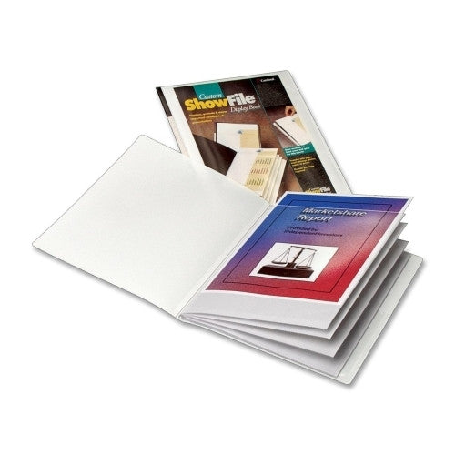 Cardinal Brands, Inc Presentation Book, 12 Pockets, 11"x8-1/2", White