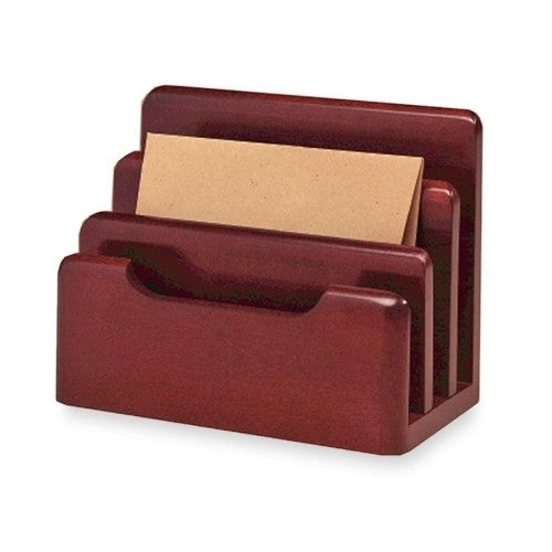 Rolodex Corporation Mini Sorter, Sort Mail/Messages/Stationery, Mahogany