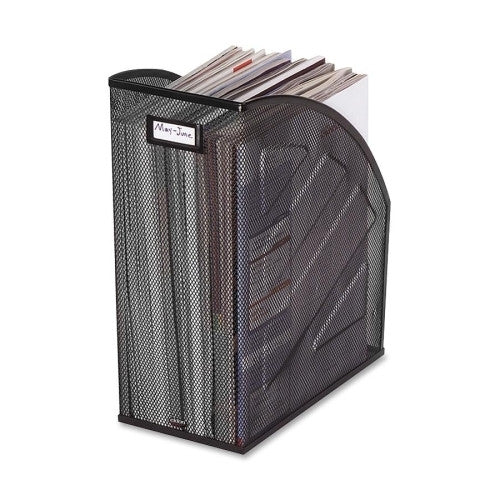 Rolodex Corporation Jumbo Magazine File, Mesh, Black