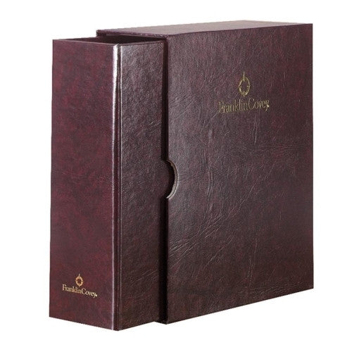 Storage Binder/Sleeves, Classic, 5-1/2"x8-1/2", Burgundy