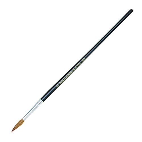 Charles Leonard Co. Paint Brush, Fine Camel Hair, Number 8, Aluminum Ferrules