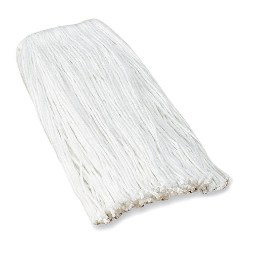 Genuine Joe Mop Refill, No 16 Rayon, 4-Ply, Cut End w/Headband, White