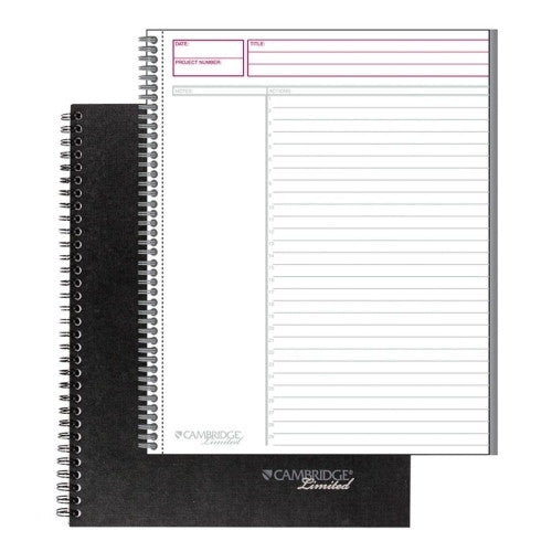 Mead Action Planner Notebook, 1 Subject, 80 Sheets, 11"x8-1/2"