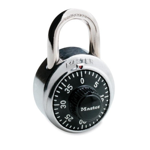 Master Lock Company Combination Padlock, 3 Number Dialing, Rust Resistant, Steel