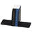 MMF Industries Bookends, Large, Dimpled, 8" High, Black