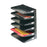 MMF Industries Horizontal Organizer, 6-Tier, 12"x8-3/4"x14-3/4", Black