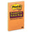 3M Commercial Office Supply Div. Super Sticky Notes, Lined, 5"x6", 4/PK, Assorted Neon