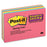 3M Commercial Office Supply Div. Super Sticky Meeting Notes, 45 Sh/PD, 6"x4", 8PD/PK, Ast