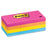 3M Commercial Office Supply Div. Post-it Notes, 1-1/2"x2", 12/PK, 100 Sh/Pad, Neon Fusion