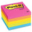 3M Commercial Office Supply Div. Post-it Notes, 3"x3", 5/PK, 100 Sh/Pad, Neon Fusion