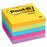 3M Commercial Office Supply Div. Post-it Notes,3"x3", 5/PK, 100 Sh/Pad, Ultra Assorted