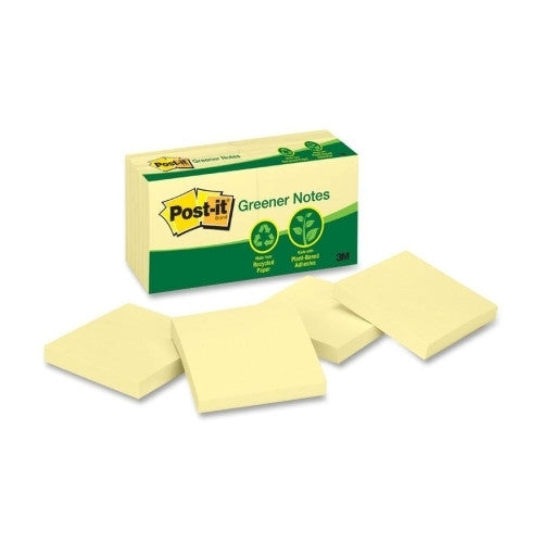 3M Commercial Office Supply Div. Post-it Notes, Original, 3"x3", 100 Sh/PD, 12/PK, CYW