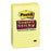 3M Commercial Office Supply Div. Super Sticky Pads,Lined,90 Sheets/PD,4"x6",5/PK,Yellow