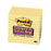 3M Commercial Office Supply Div. Super Sticky Pads,Lined,90 Sheets/PD,4"x4",6/PK,Yellow