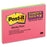 3M Commercial Office Supply Div. Super Sticky Meeting Notes, 45 Sh/PD, 8"x6", 4PD/PK, Ast