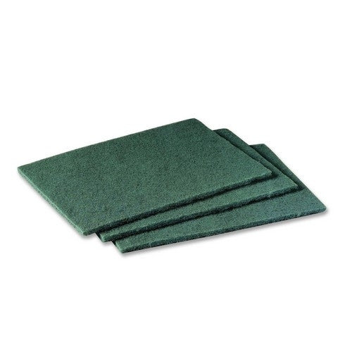 3M Commercial Office Supply Div. Scotch Brite Scrubbing Pads, 6"x9", 20/PK, Green