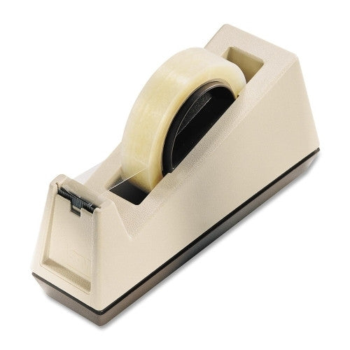 3M Commercial Office Supply Div. Heavy-Duty Tape Dispenser, 1"x72Yds, 3" Core, Beige