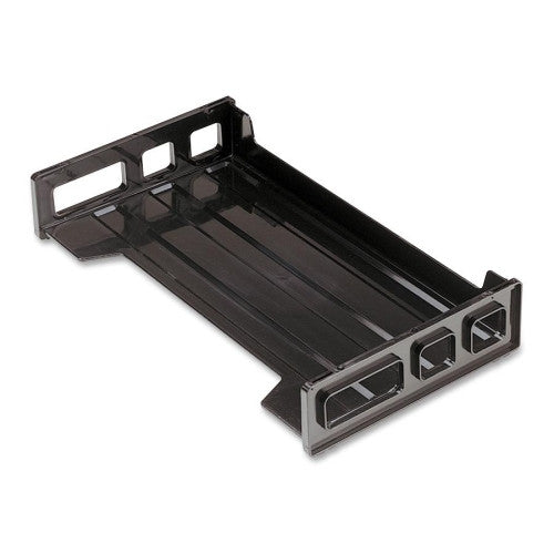 Officemate International Corp Side Loading Stackable Desk Tray, 16-1/4"x9"x2-3/4", BK