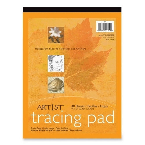 Pacon Corporation Tracing Pad,F/Sketches and Overlays,9"x12",40 Sheets, White