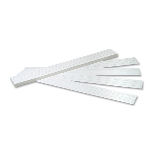 Pacon Corporation Sentence Strips, 3"x24", White Tagboard