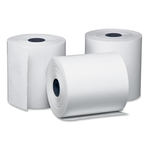 PM Company Thermal Register Cash Roll, 3-1/8"x273', 50/CT, White