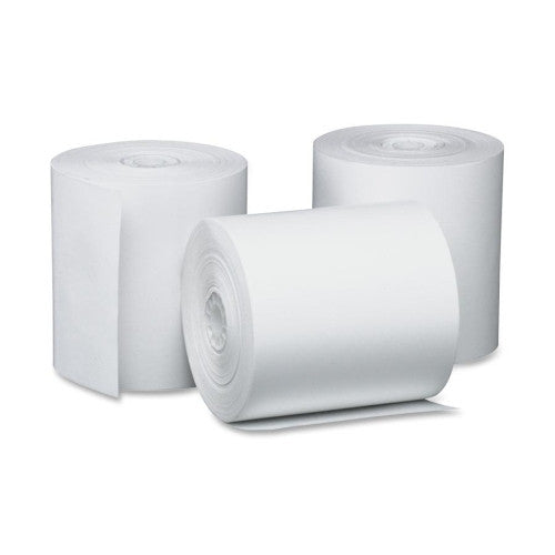 PM Company Thermal Register Cash Roll, 3-1/8"x230', 50/CT, White