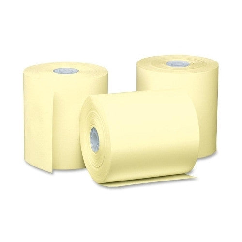 PM Company Thermal Register Cash Roll, 3-1/8"x230', 50/CT, Canary