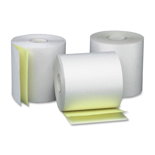 PM Company POS/Cash Register Rolls,2-Ply,Crbnlss,3"x90',50/CT,WE/CY