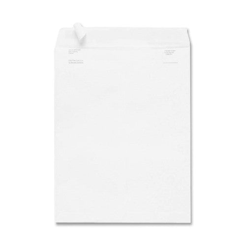 Quality Park Products Envelope W/Flap-Stik, Plain, 9"x12", 100/BX, White