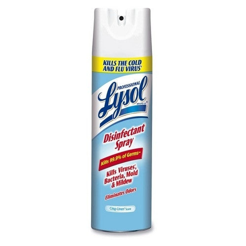 Reckitt & Benckiser Lysol Disinfectant Spray, 19 oz., Crisp Linen Scent