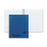 Rediform Office Products Notebook, 3 Sub, 150 Shts, College, 9-1/2"x6", Blue