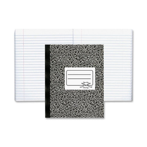 Rediform Office Products Composition Book,College Ruled,1-Sub.,10"x7-7/8",Black